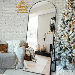 آینه قدی گنبدی پایهدار قاب فلزی