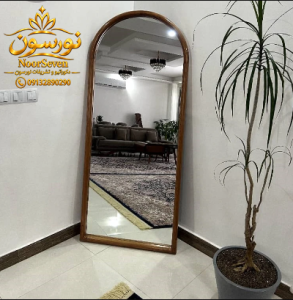 آینه  گنبدی قاب چوبی